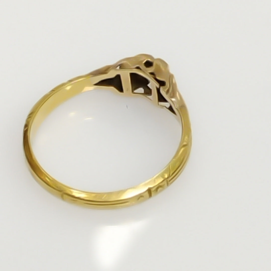 SOLITARIO ORO 14 K 1,70 GRMS (SEMINUEVO)