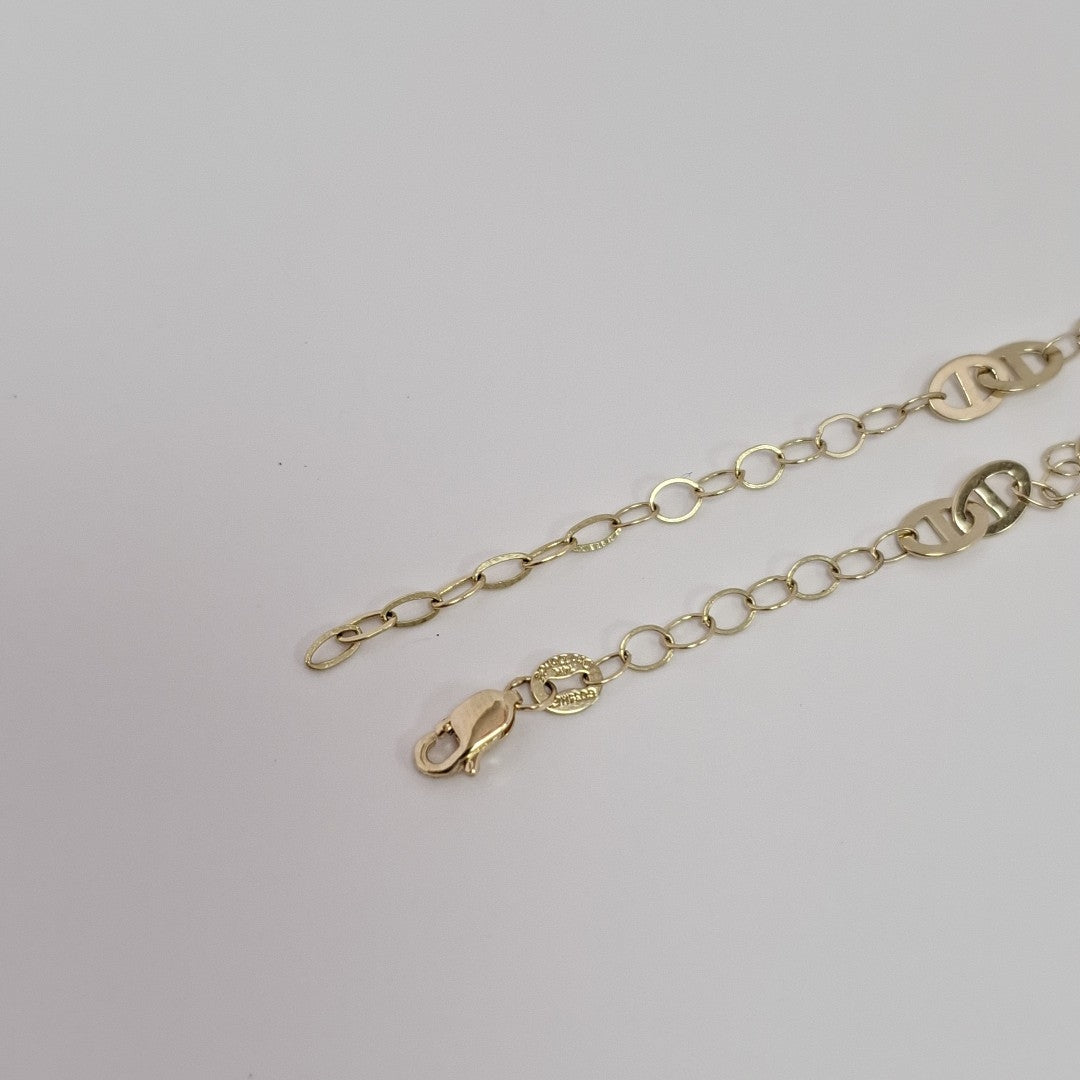 PULSERA ESPECIAL 14K 21 CM 1.9 GR (NUEVO)