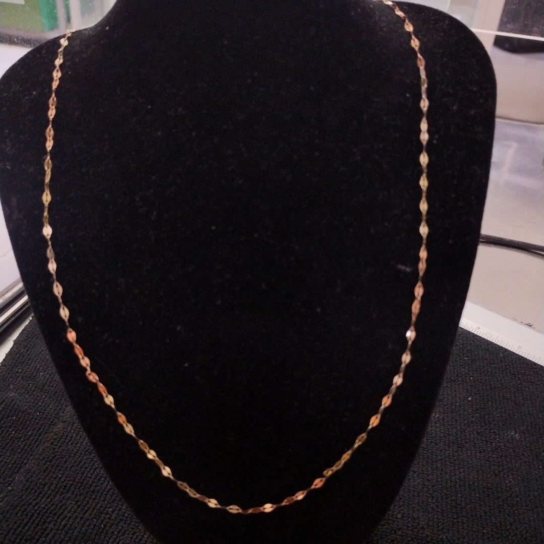 CADENA ORO COMBINADO 10 K 1.1 GRMS (SEMINUEVO)