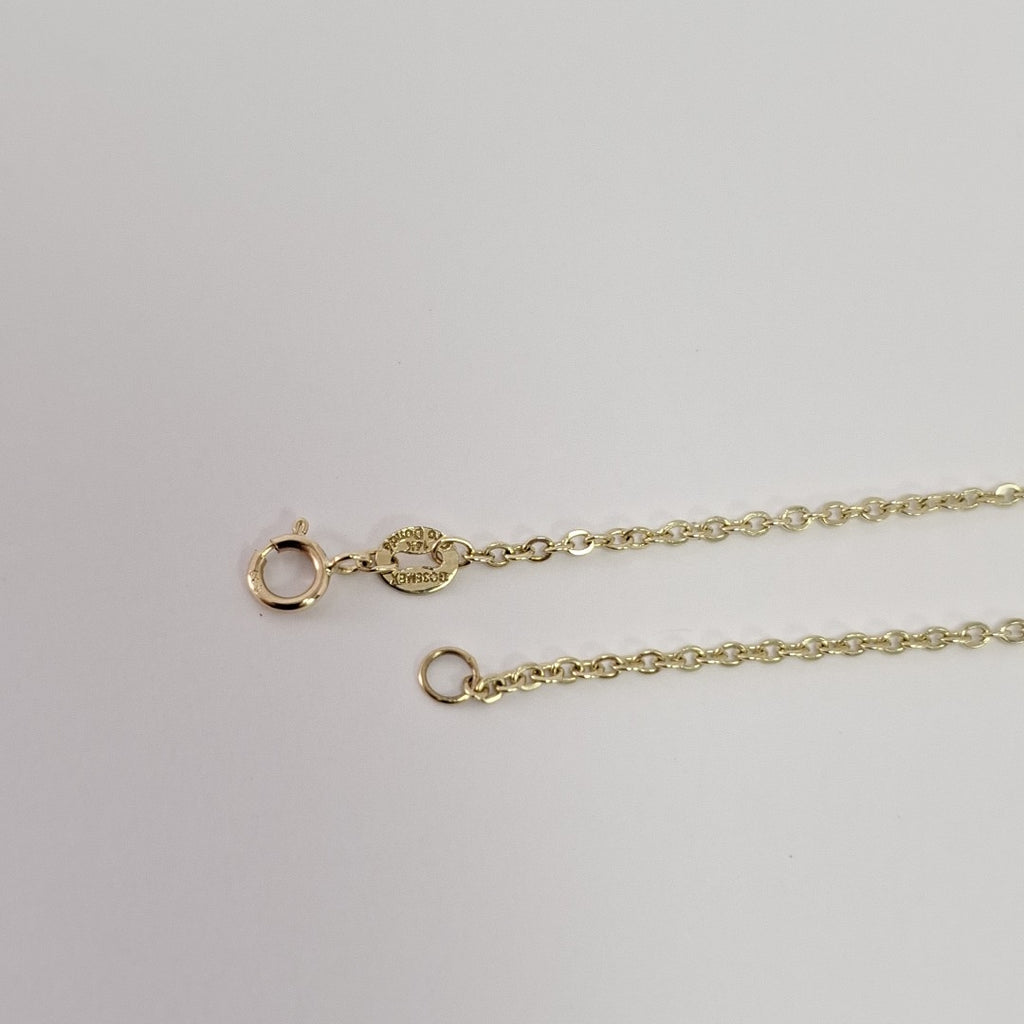 PULSERA TEJIDO ESPECIAL CON MANDALA 14K 18 CM 1.3 GR (NUEVO)