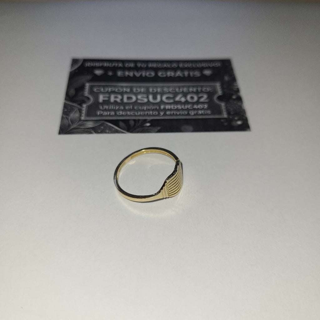 ANILLOS CORAZON 14K TALLA 8 1.8 GR (NUEVO)