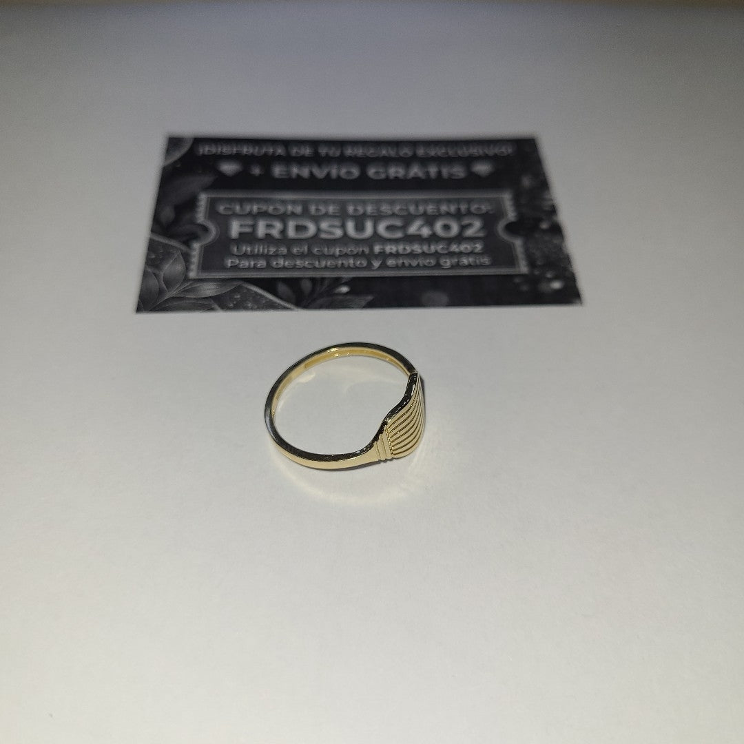 ANILLOS CORAZON 14K TALLA 8 1.8 GR (NUEVO)