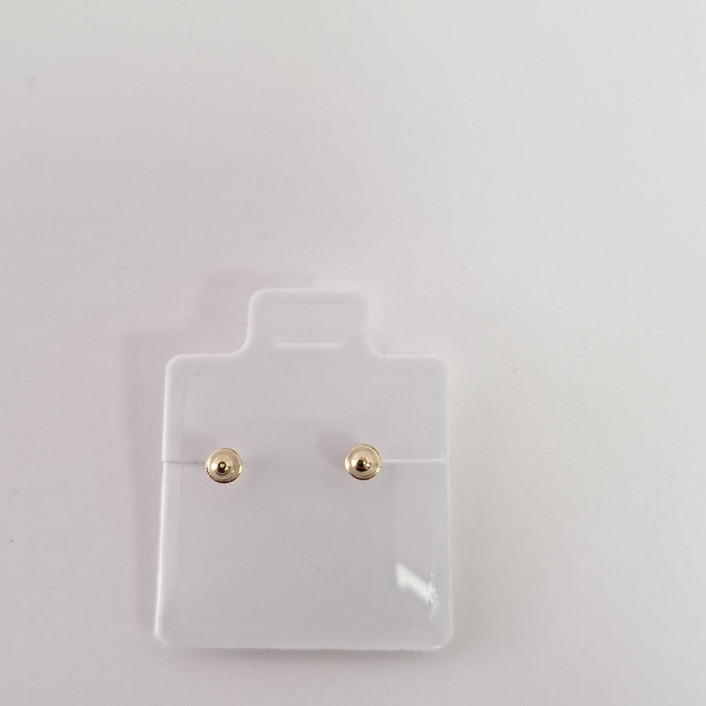 BROQUELES BROQUEL FIG CORAZON C CIRCONIA 14K 0.2614 GR (NUEVO)
