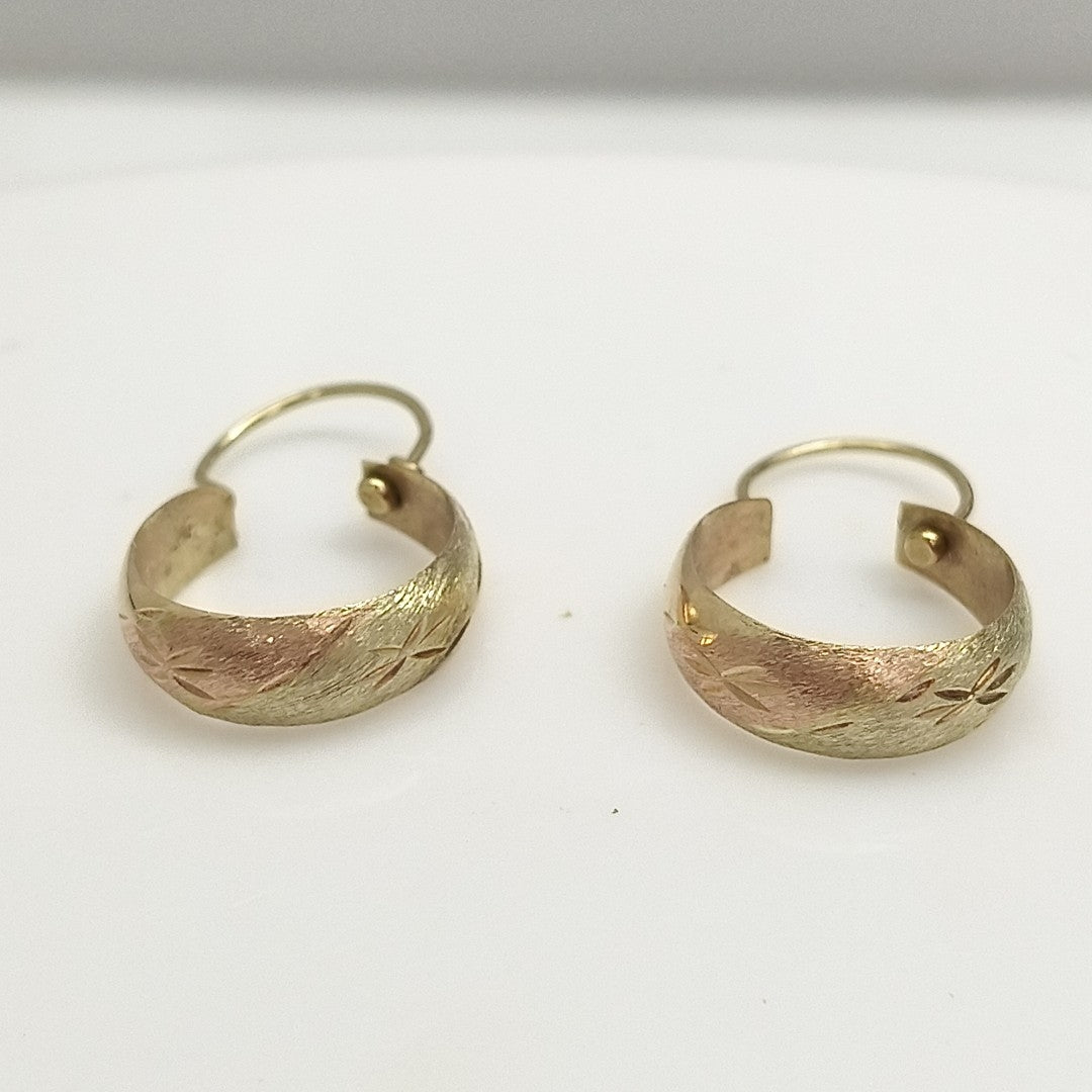 ARRACADAS PAR ORO 8 K 1,60 GRMS (SEMINUEVO)