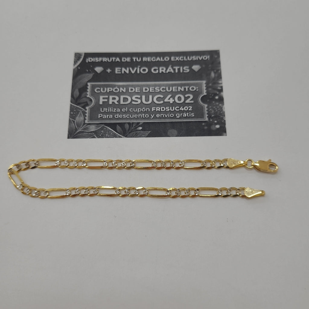 PULSERA 3X1 14K 21 CM 4.6 GR (NUEVO)