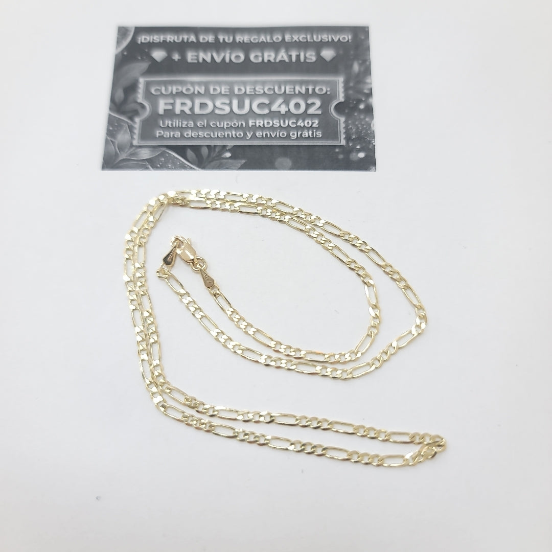 CADENA 3X1 14K 50 CM 4.5 GR (NUEVO)