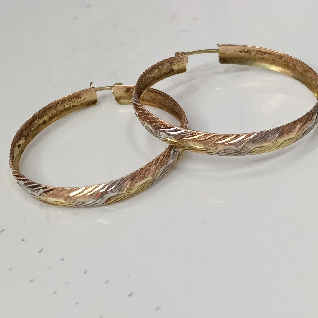 ARRACADAS PAR ORO 14 K 3.8 GRMS (SEMINUEVO)
