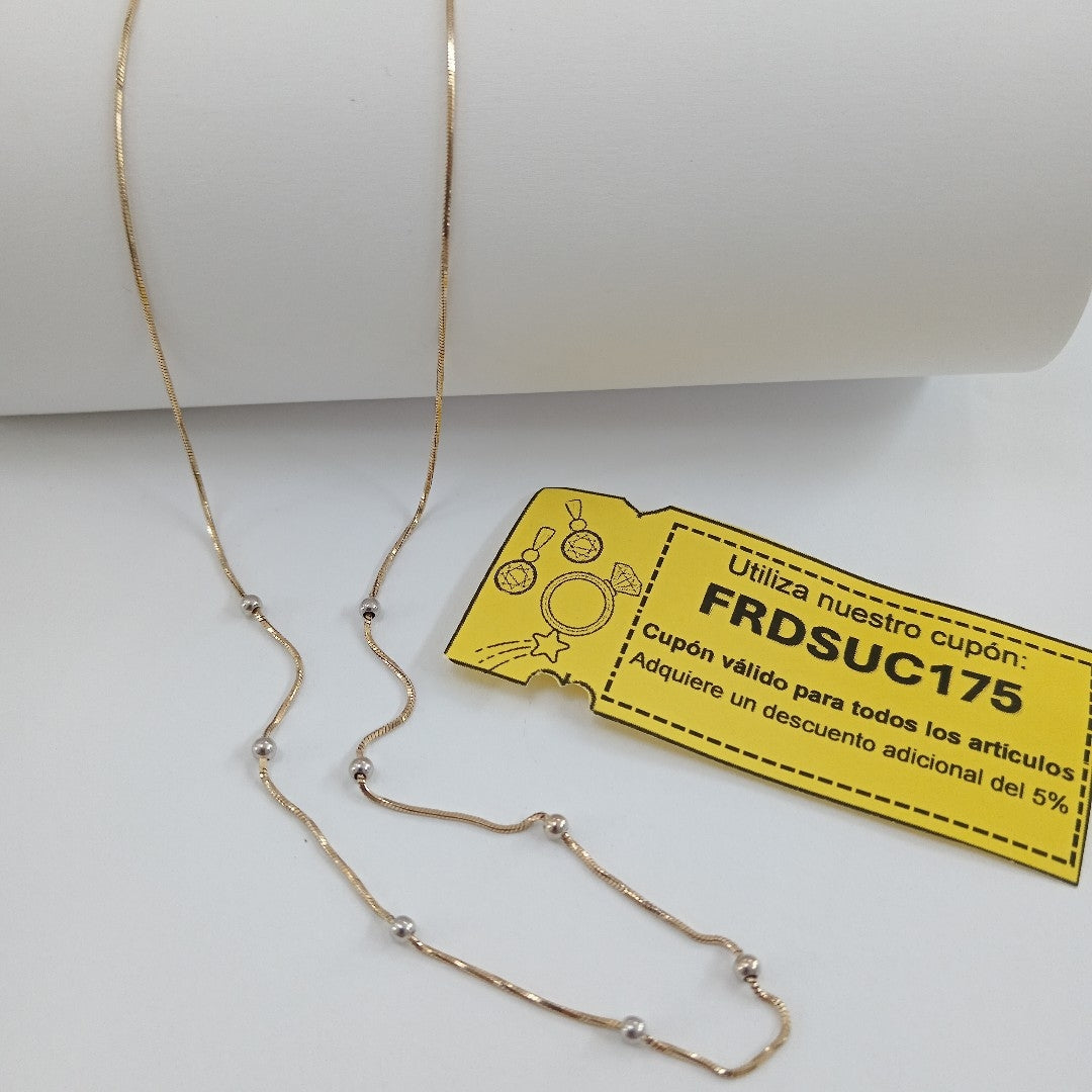 GARGANTILLA ORO 14 K 3.1 GRMS (SEMINUEVO)