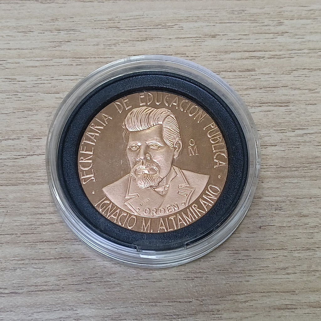 MEDALLA CONMEMORATIVA ORO 21 K 41.6 GRMS (SEMINUEVO)