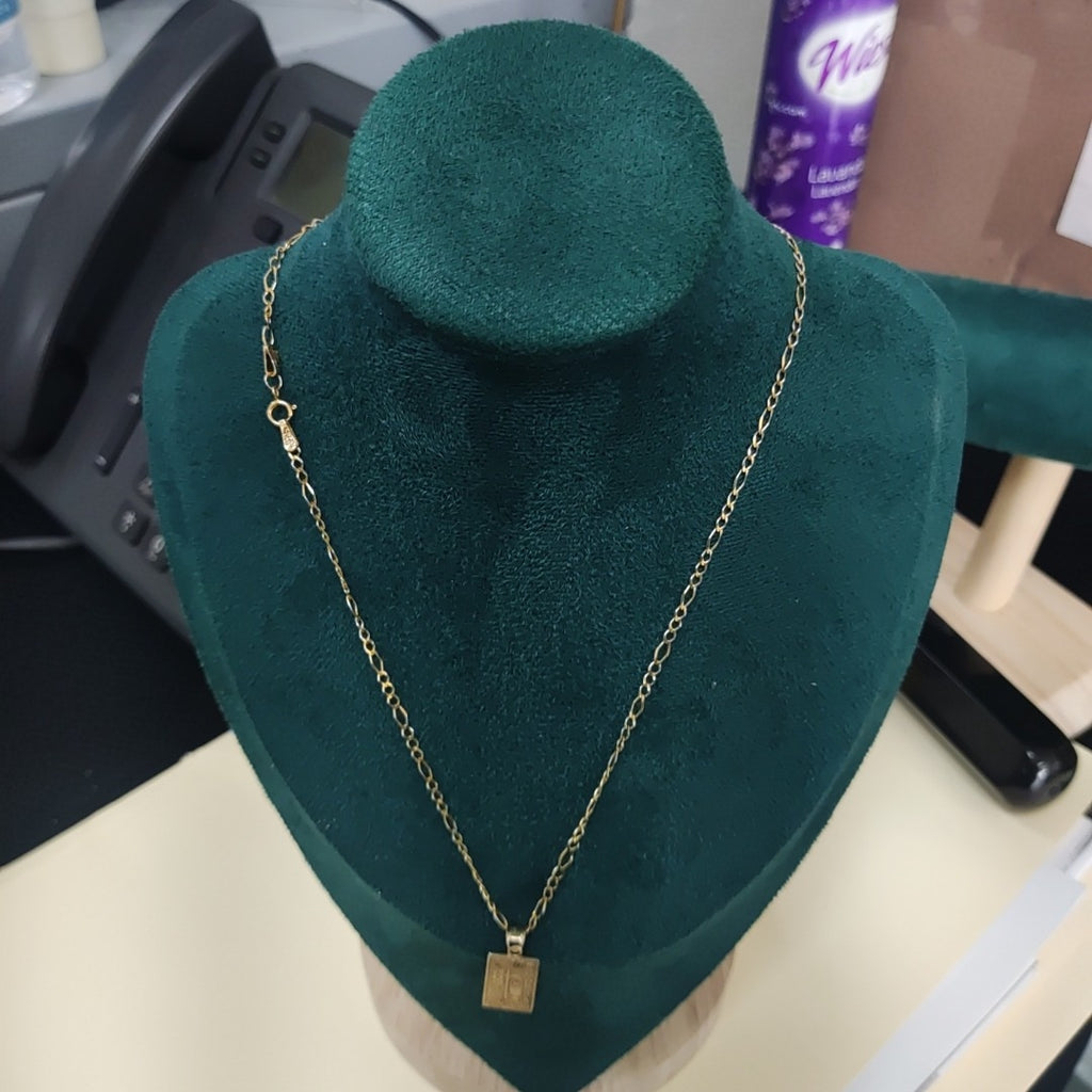 CADENA, DIJE ORO 10 K 3.5 GRMS (SEMINUEVO)