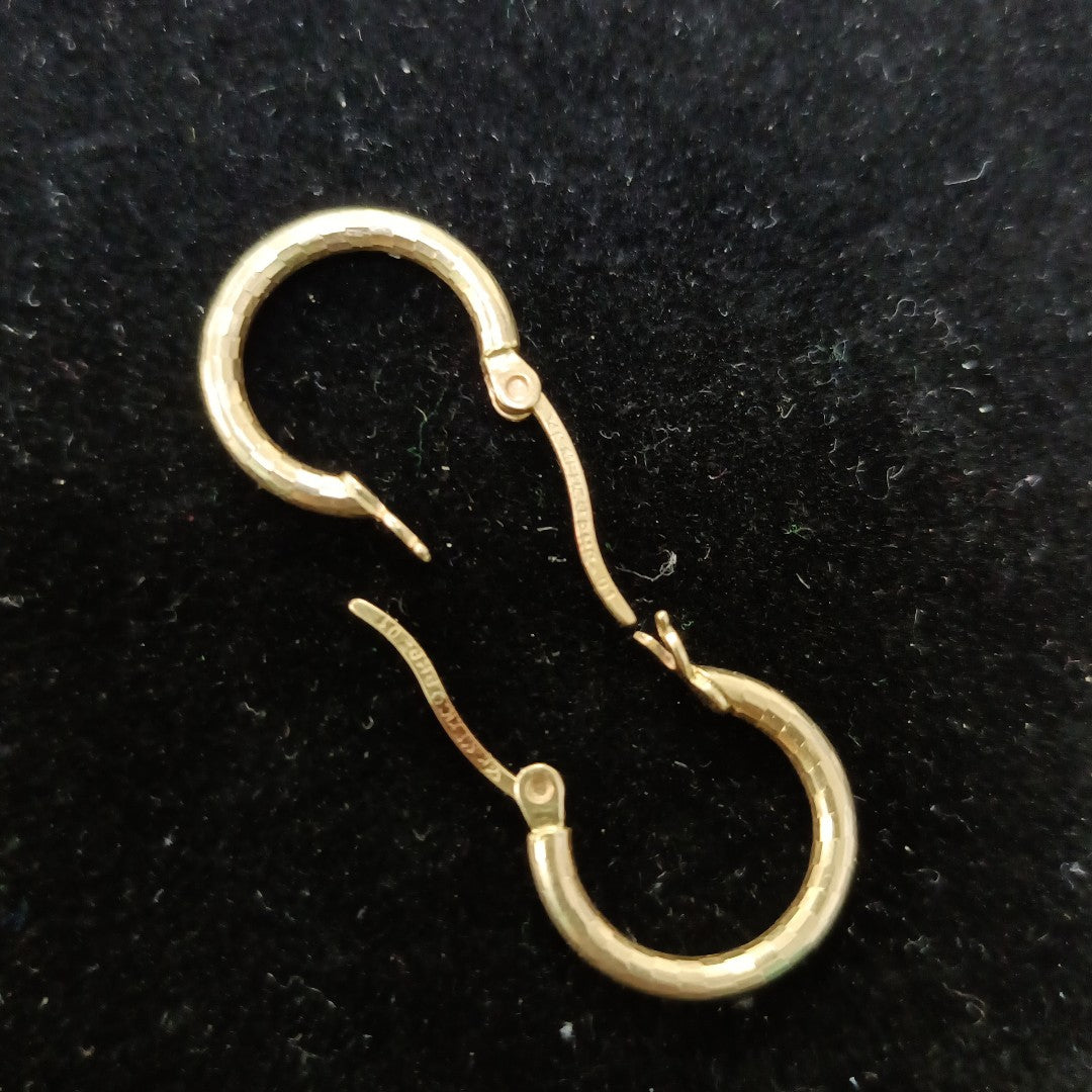 ARRACADAS PAR ORO 14 K 1.3 GRMS (SEMINUEVO)