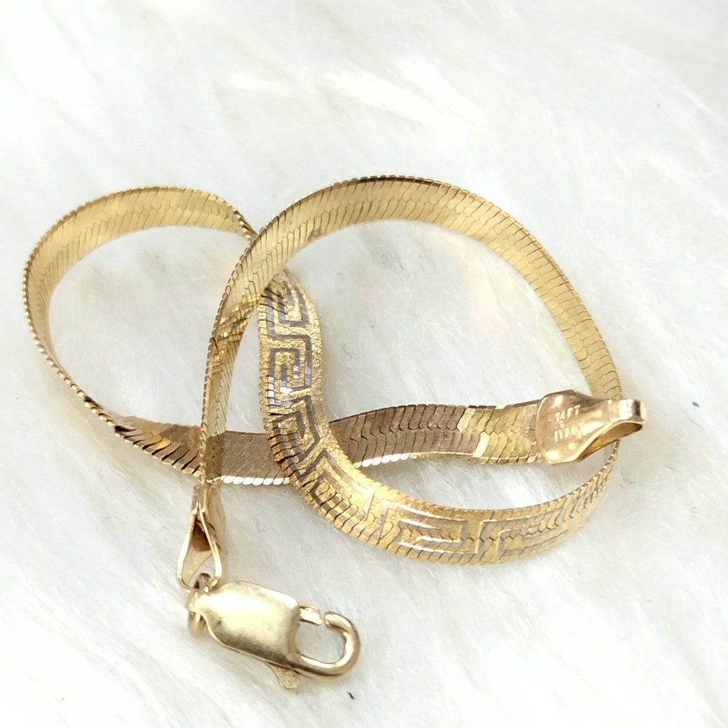 PULSERA ORO 14 K 3.3 GRMS (SEMINUEVO)