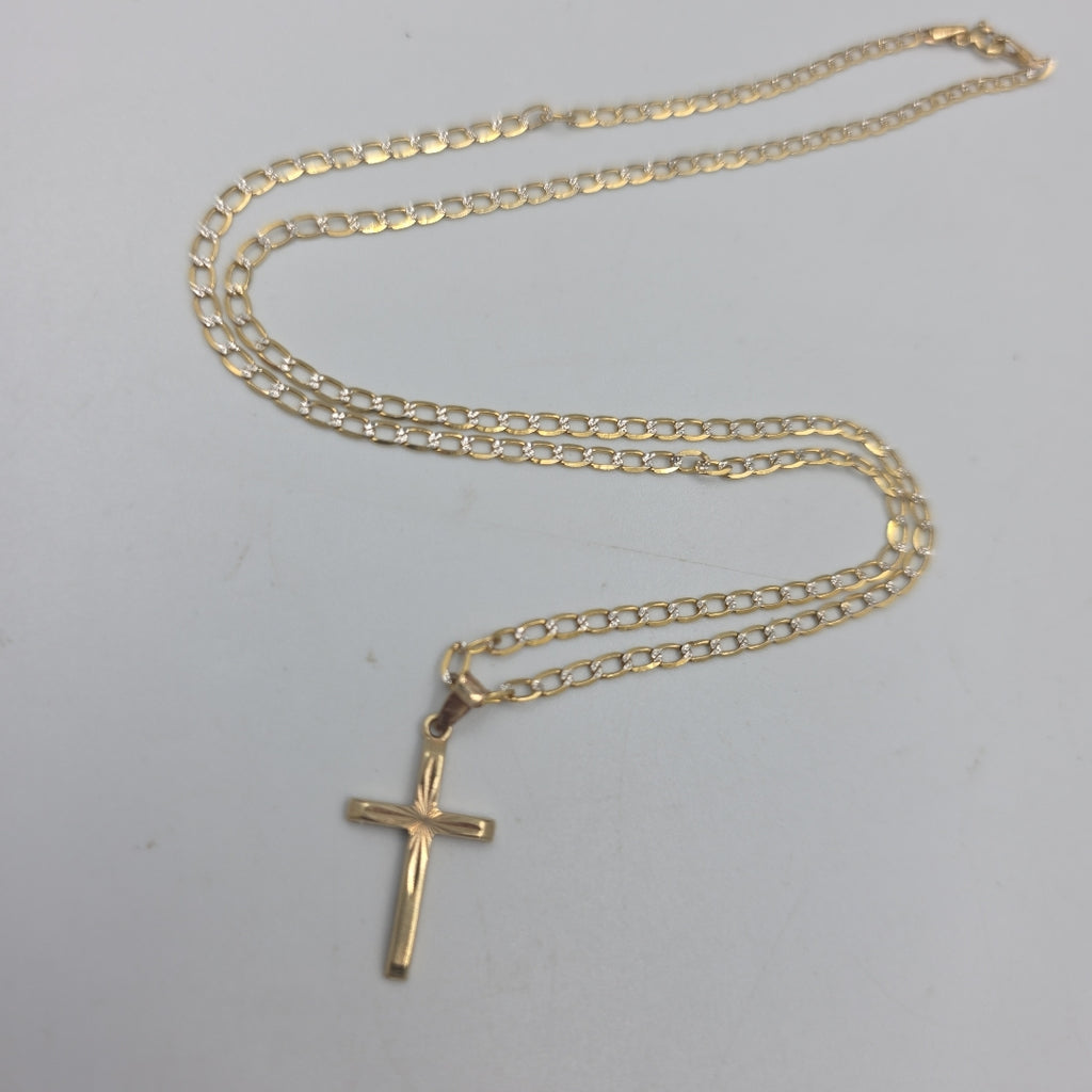 CADENA, CRUZ ORO 10 K 3.6 GRMS (SEMINUEVO)
