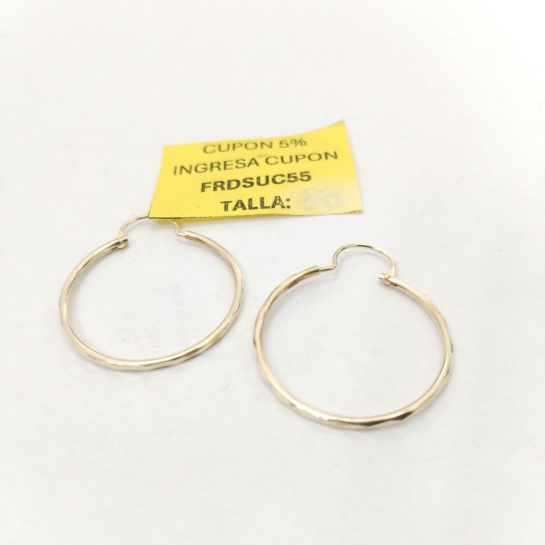 ARRACADAS PAR ORO 10 K 1.3 GRMS (SEMINUEVO)