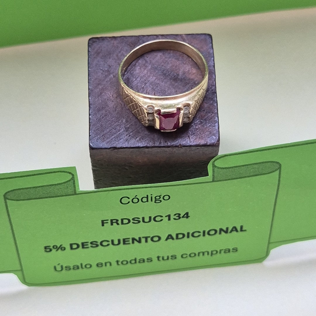 ANILLO ORO 14 K 4.1 GRMS (SEMINUEVO)