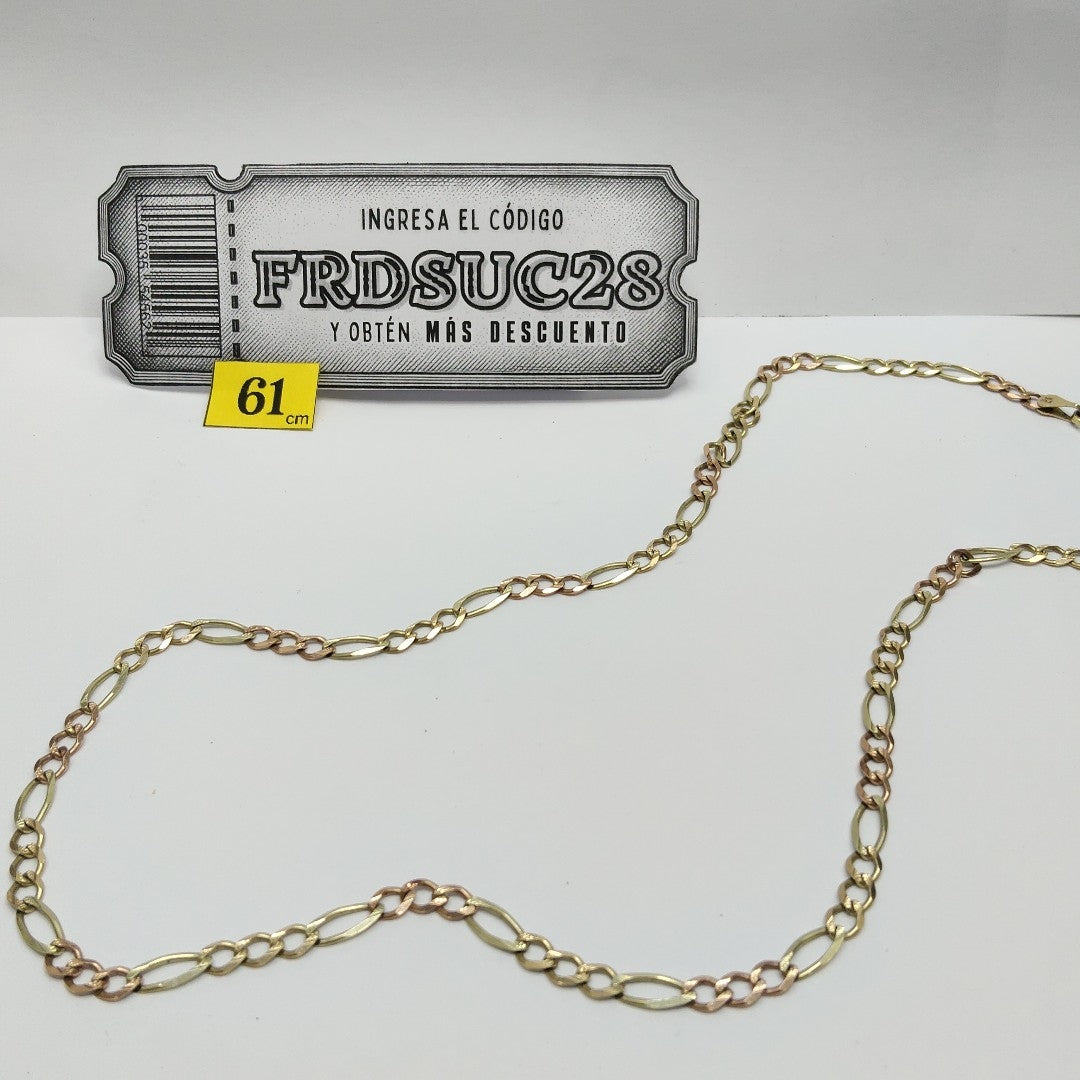 CADENA ORO COMBINADO 14 K 21,50 GRMS (SEMINUEVO)