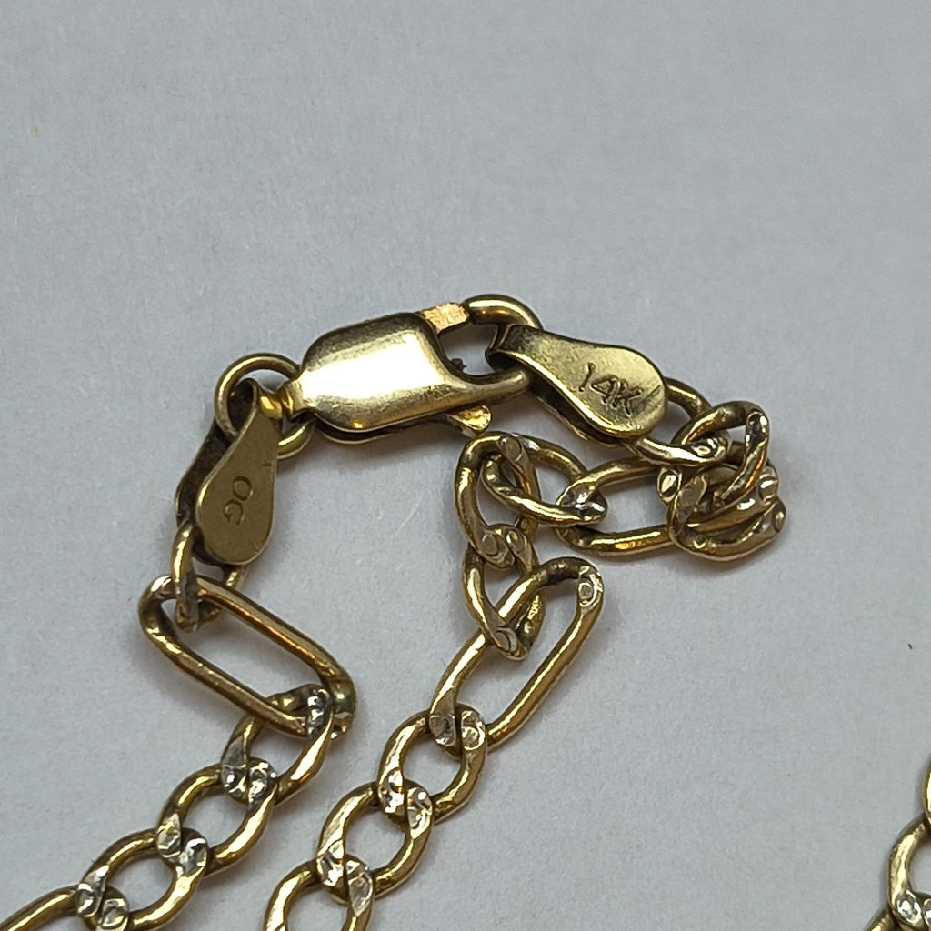 CADENA ORO, RODIADO 10 K 4.3 GRMS (SEMINUEVO)