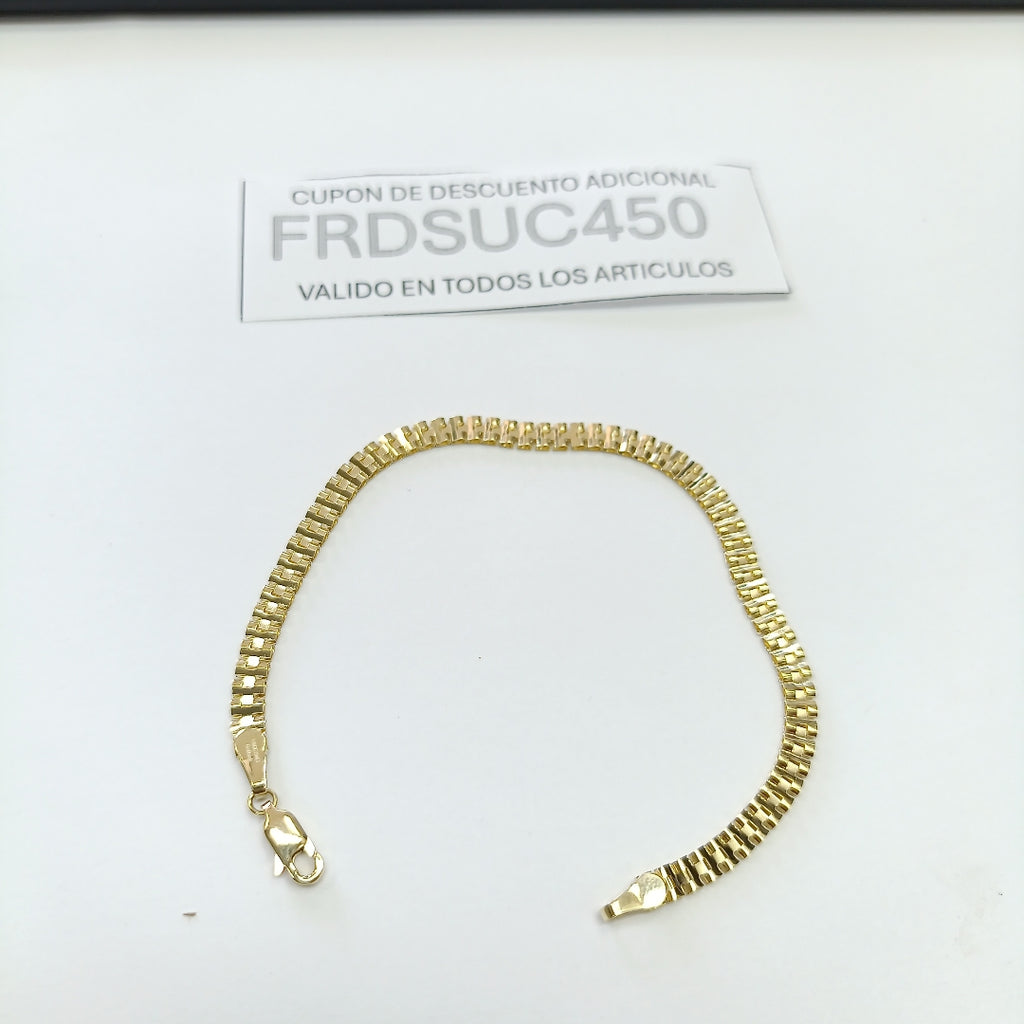 PULSERA ESPECIAL 14K 18 CM 4 GR (NUEVO)