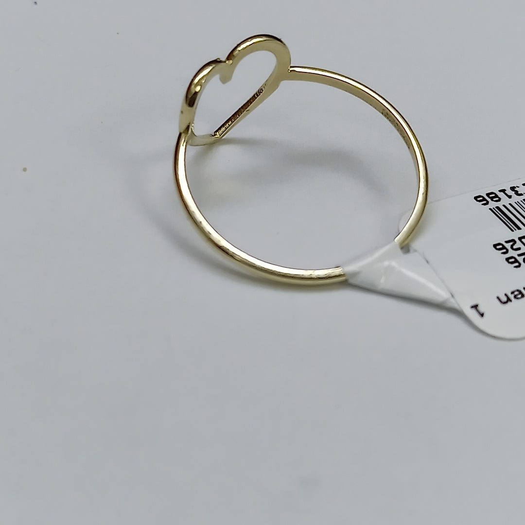 ANILLOS ANILLITO FIG CORAZON 10K TALLA 8 0.8 GR (NUEVO)