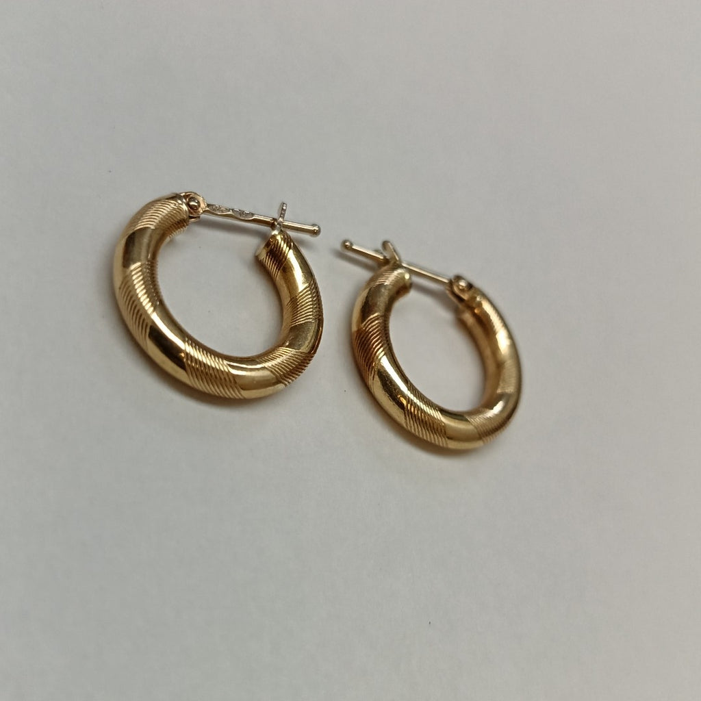 ARRACADAS PAR ORO 14 K 2,20 GRMS (SEMINUEVO)