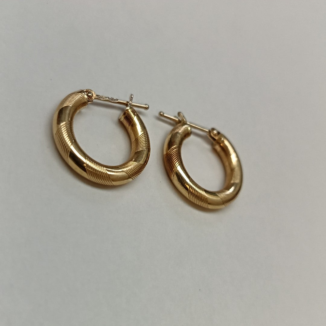 ARRACADAS PAR ORO 14 K 2,20 GRMS (SEMINUEVO)
