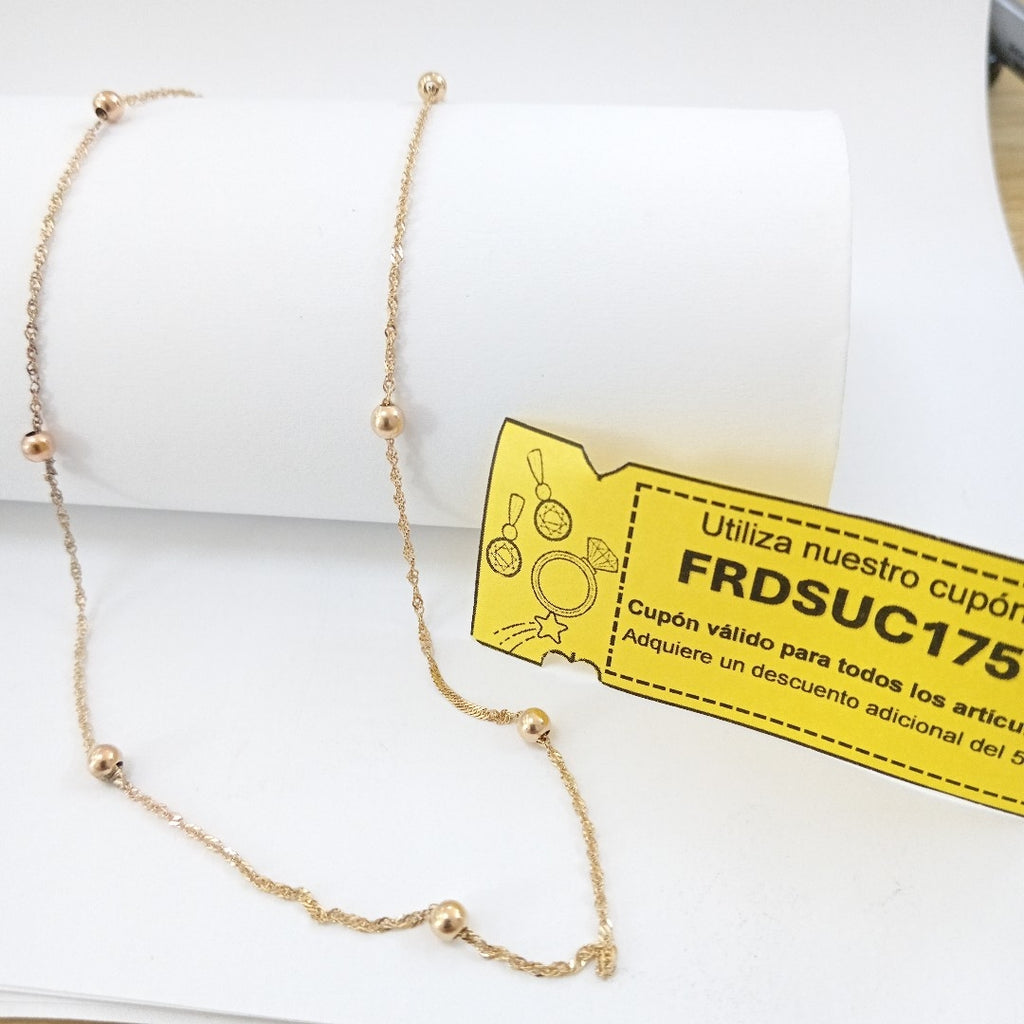 GARGANTILLA ORO 14 K 3 GRMS (SEMINUEVO)