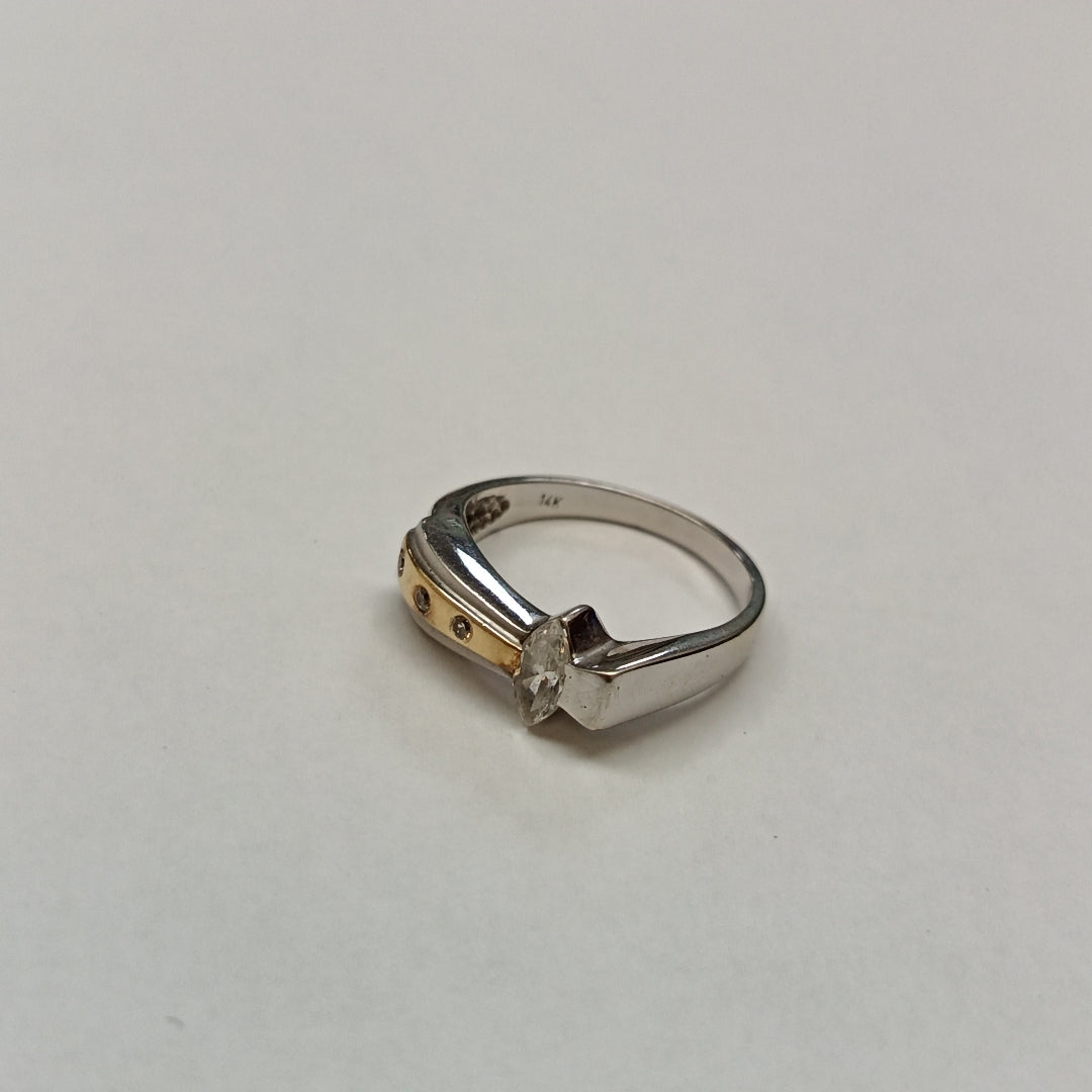 ANILLITO ORO,ORO BLANCO 14 K 4,30 GRMS (SEMINUEVO)