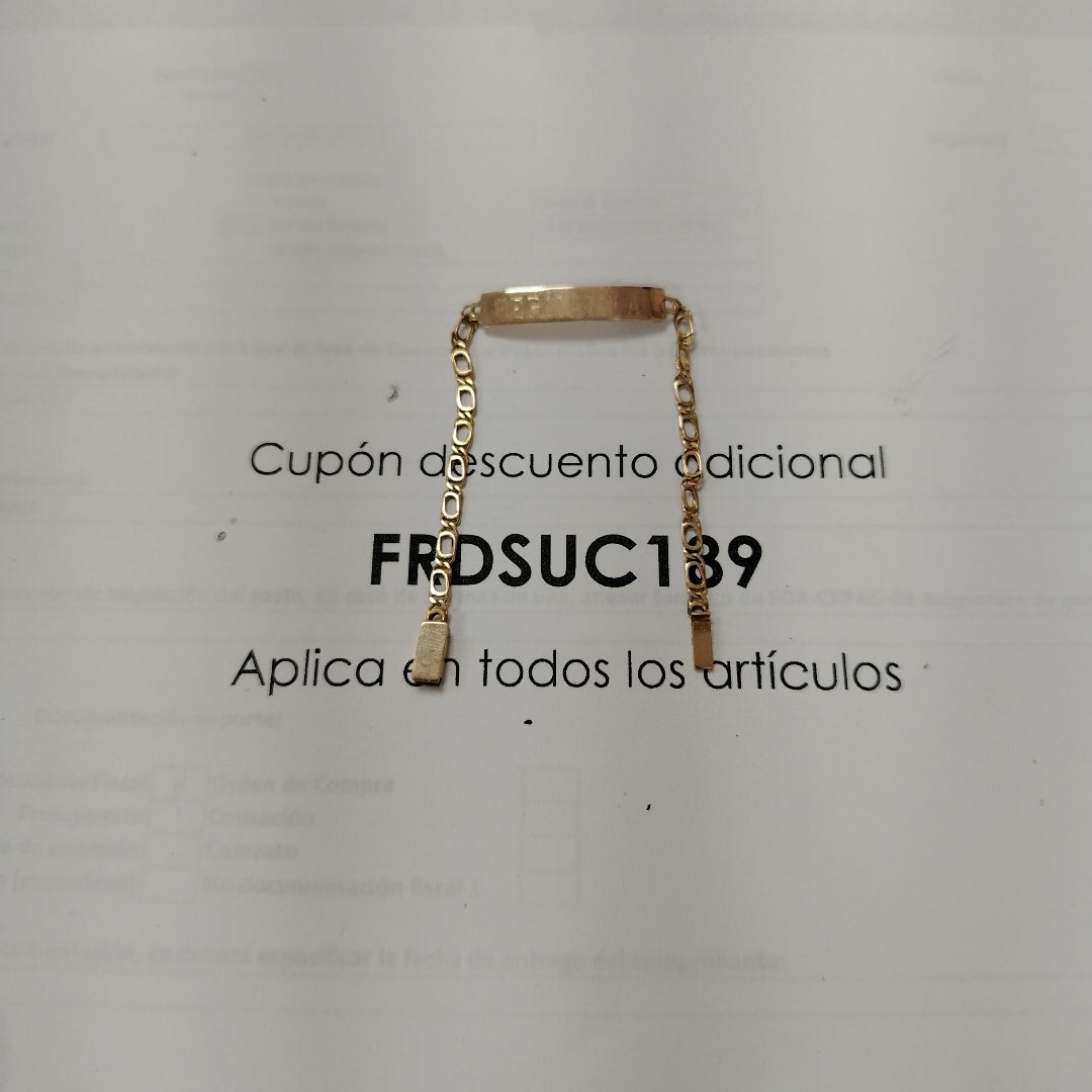 ESCLAVA ORO 8 K 1,90 GRMS (SEMINUEVO)