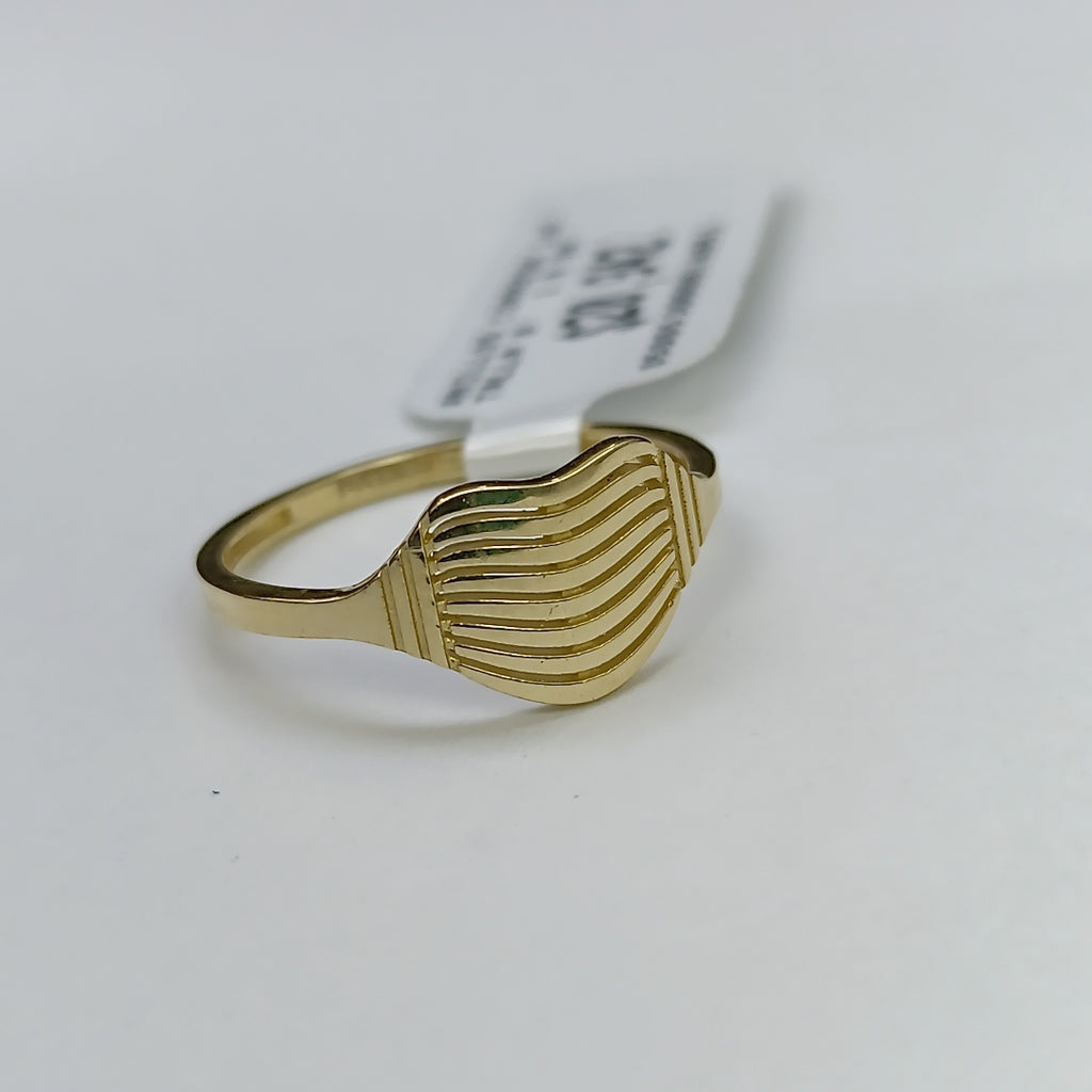 ANILLOS CORAZON 14K TALLA 8 1.9 GR (NUEVO)