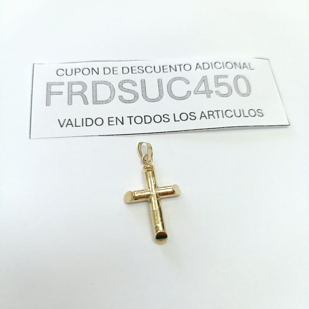 DIJE CRUZ 14K 1 GR (NUEVO)