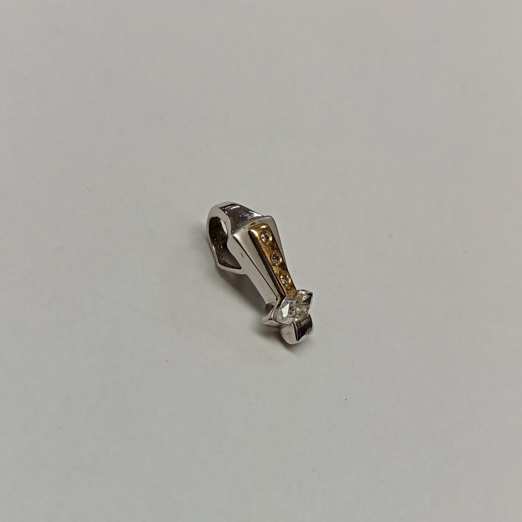 DIJE ORO,ORO BLANCO 14 K 2,30 GRMS (SEMINUEVO)