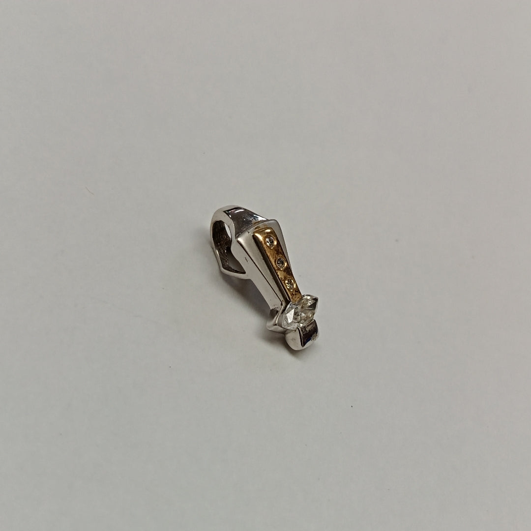 DIJE ORO,ORO BLANCO 14 K 2,30 GRMS (SEMINUEVO)