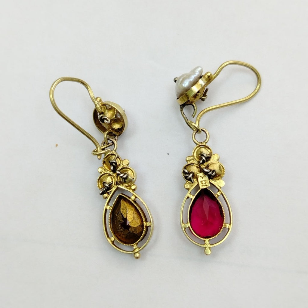 ARETES PAR ORO 8 K 3.8 GRMS (SEMINUEVO)