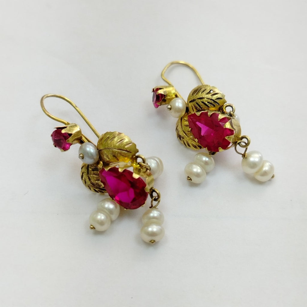 ARETES PAR ORO 8 K 4.2 GRMS (SEMINUEVO)