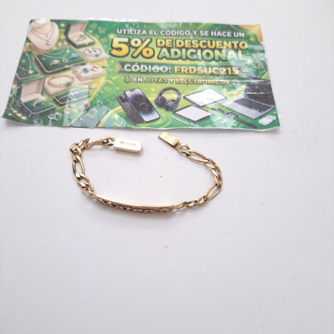 ESCLAVA ORO 10 K 6.1 GRMS (SEMINUEVO)