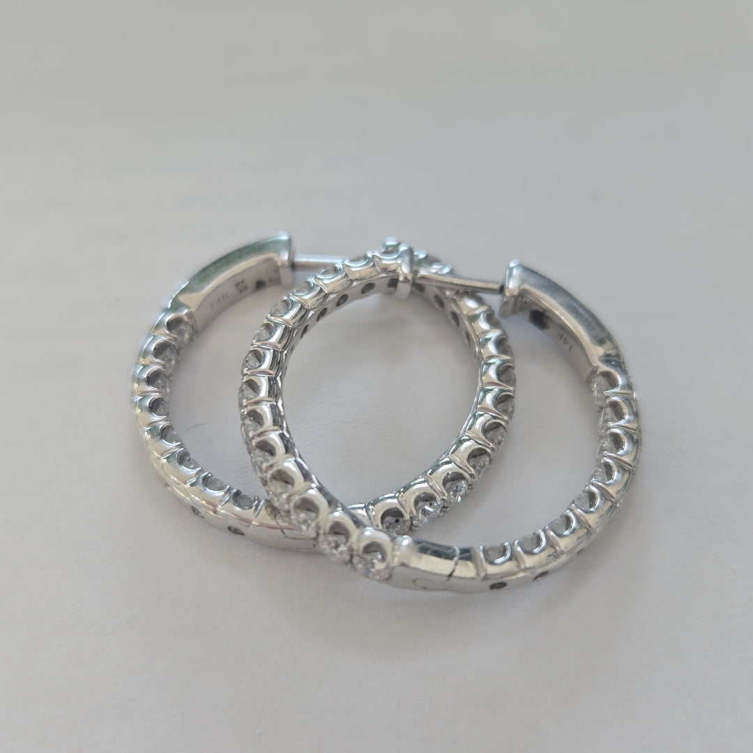 ARRACADAS PAR ORO 14 K 8,40 GRMS (SEMINUEVO)