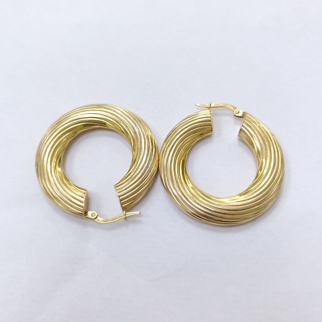 ARRACADAS PAR ORO 14 K 5,20 GRMS (SEMINUEVO)
