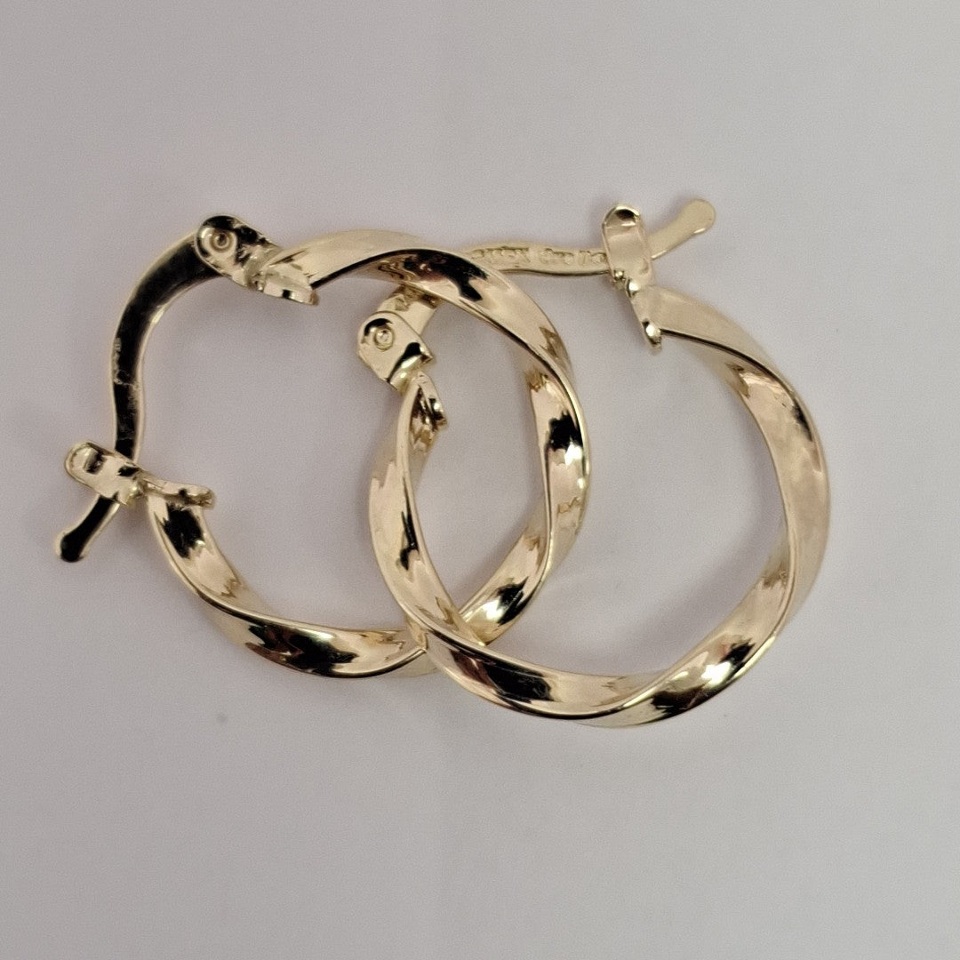 ARETES ARRACADAS TORZAL 14K 1.1 GR (NUEVO)