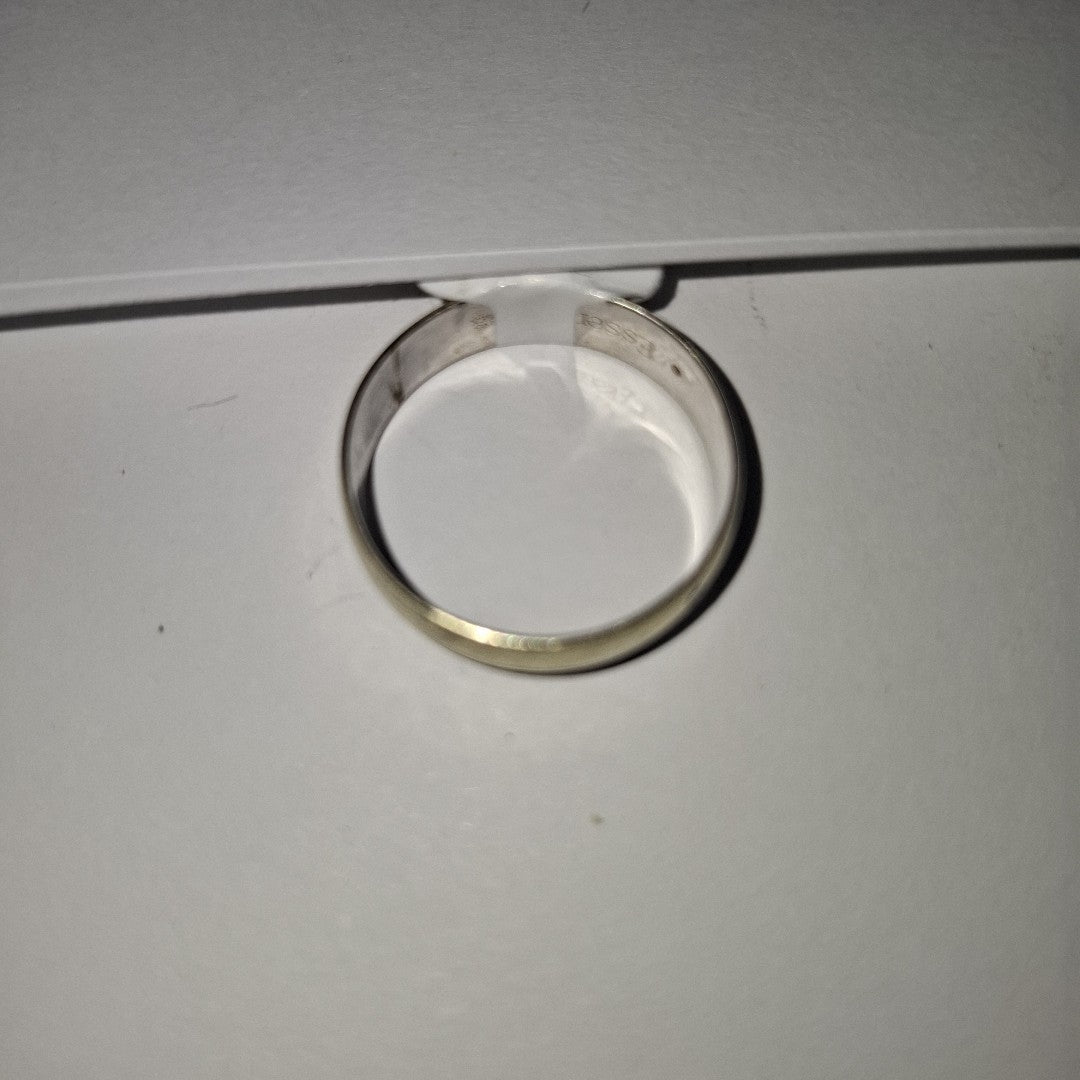 ARGOLLA ORO, ORO BLANCO 14 K 4 GRMS (SEMINUEVO)