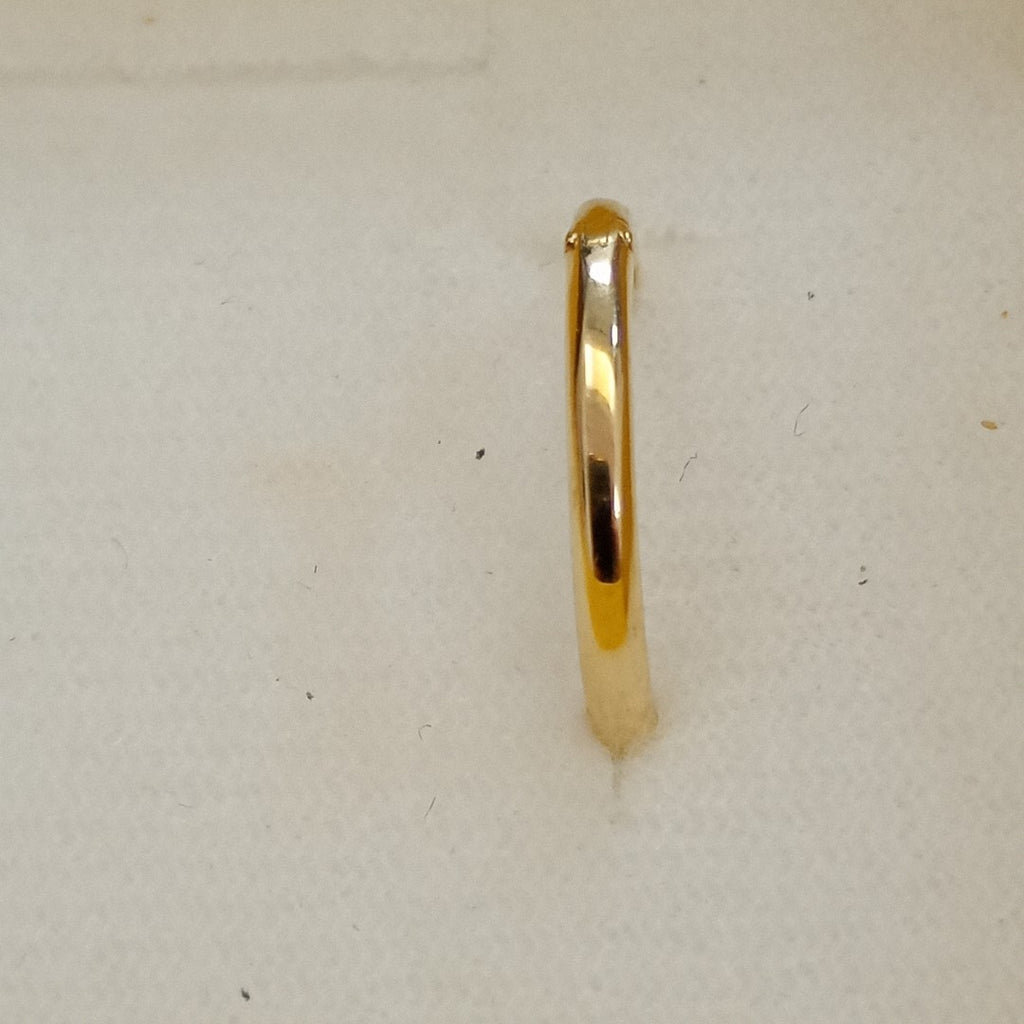 ARETES ARRACADAS C CIRCONIAS 14K 2 GR (NUEVO)