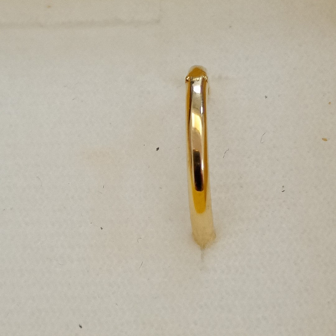 ARETES ARRACADAS C CIRCONIAS 14K 2 GR (NUEVO)