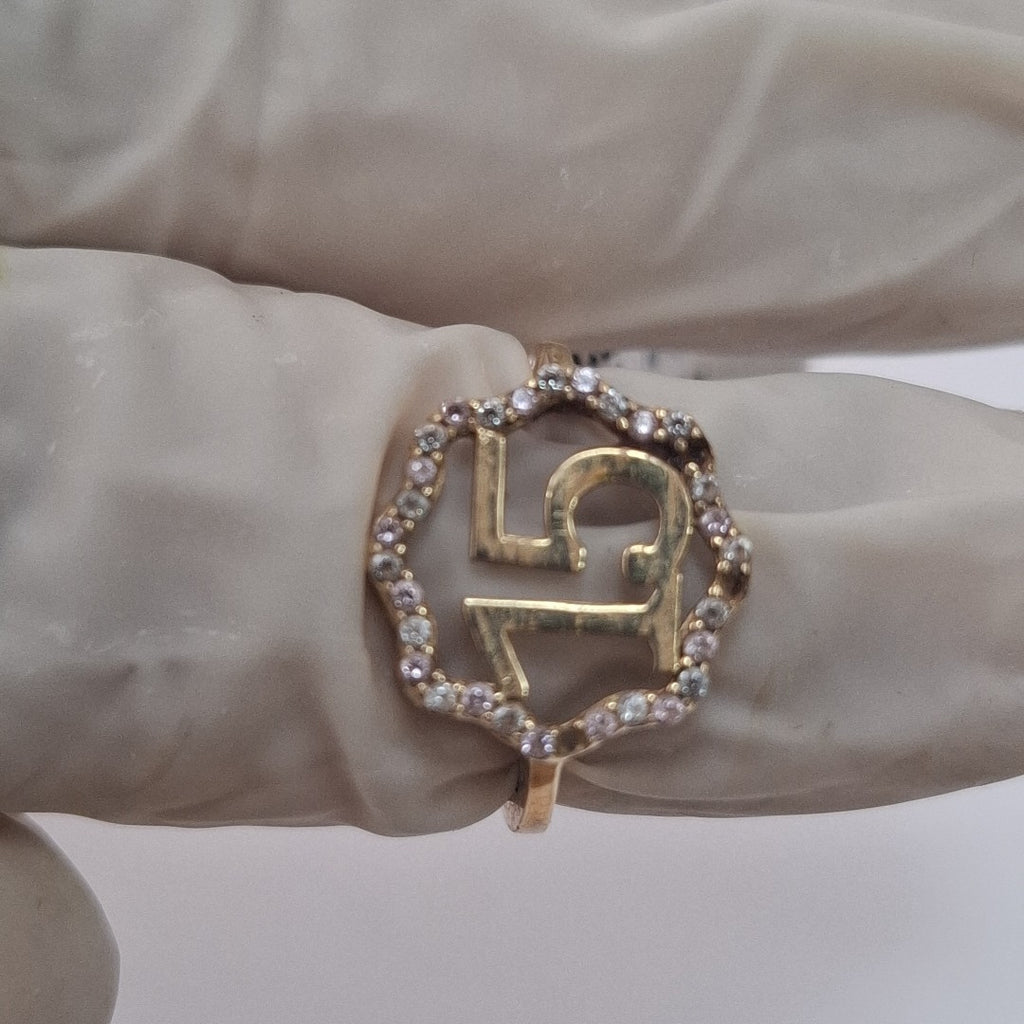 ANILLO DE GRADUACIÓN ORO 10 K 1.6 GRMS (SEMINUEVO)