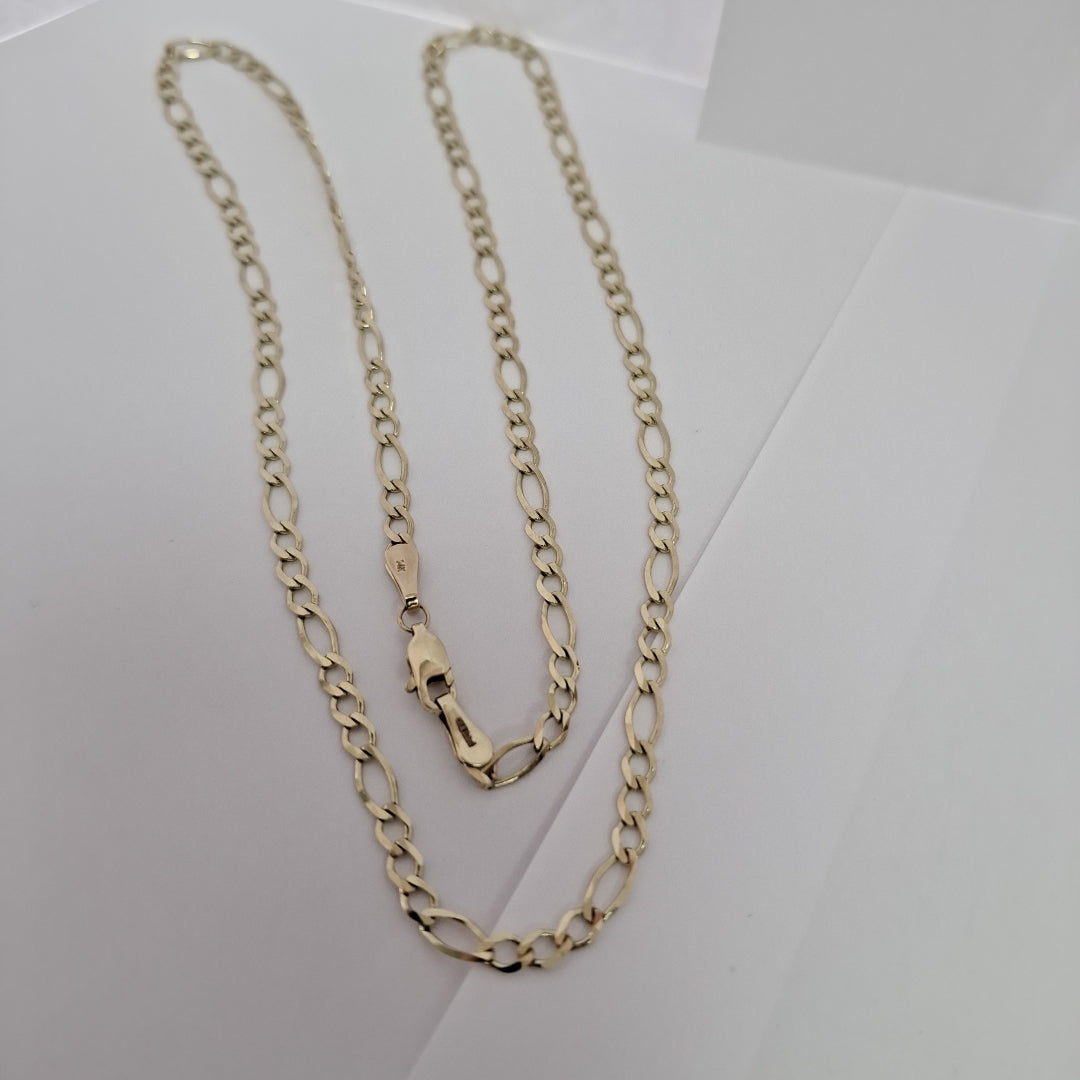 CADENA TEJIDO 3X1 14K 55 CM 8.1 GR (NUEVO)