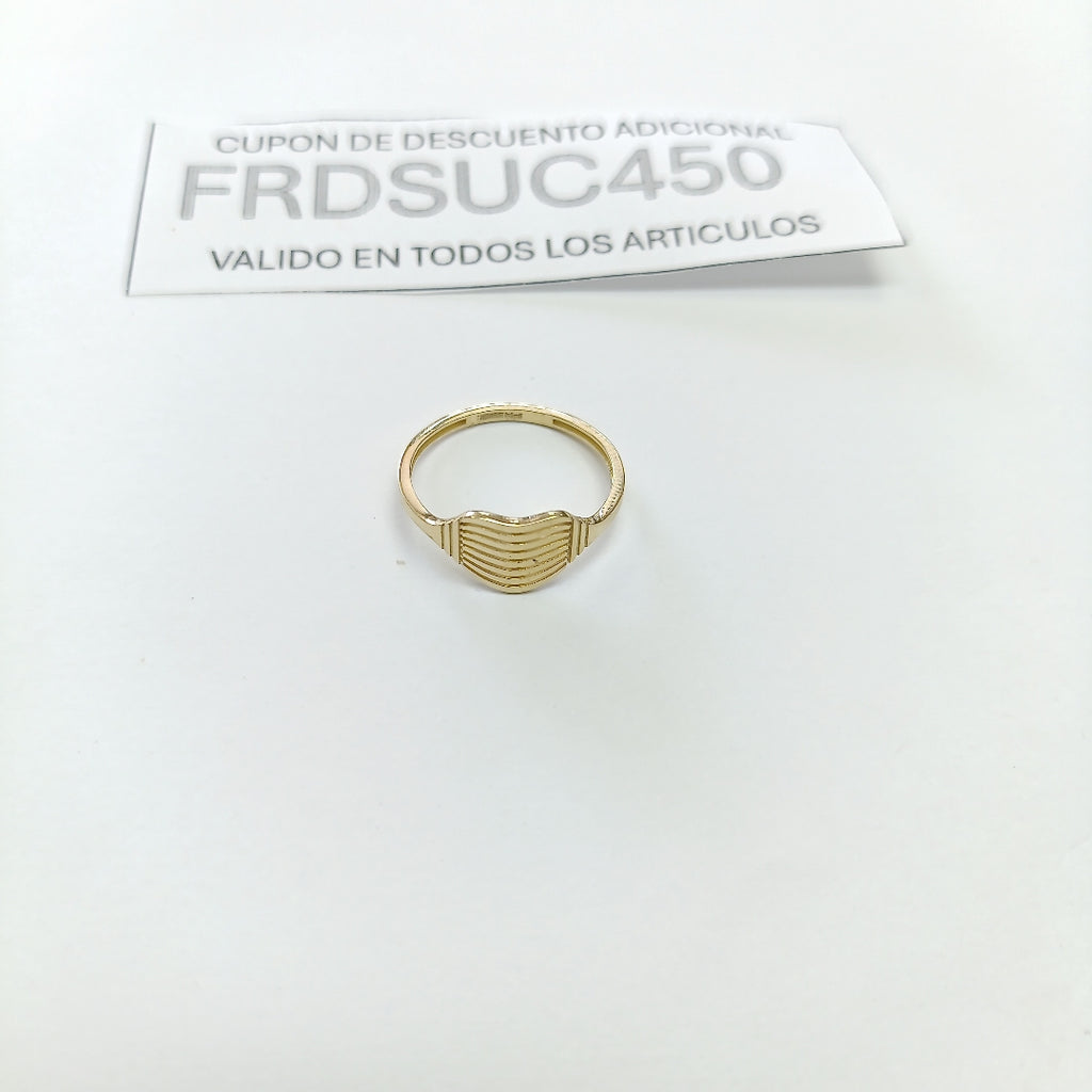 ANILLOS CORAZON 14K TALLA 8 1.8 GR (NUEVO)