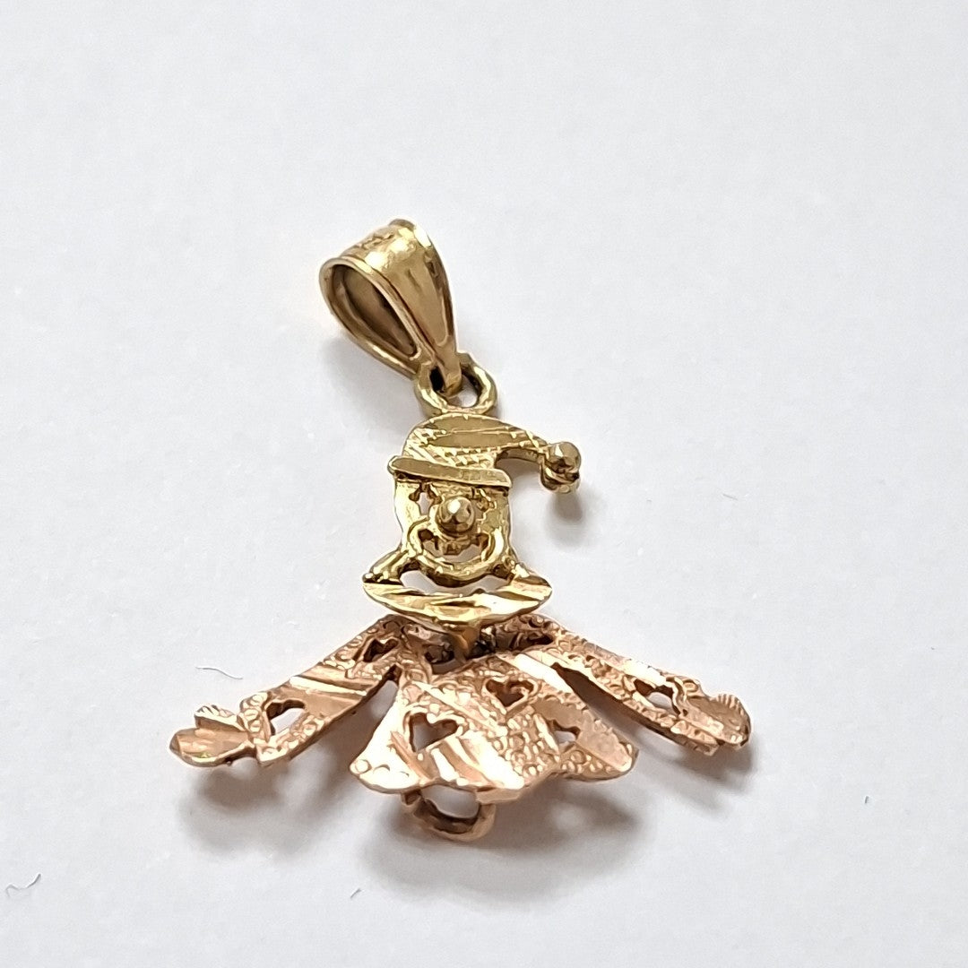 DIJE ORO,ORO COMBINADO 14 K 1,50 GRMS (SEMINUEVO)