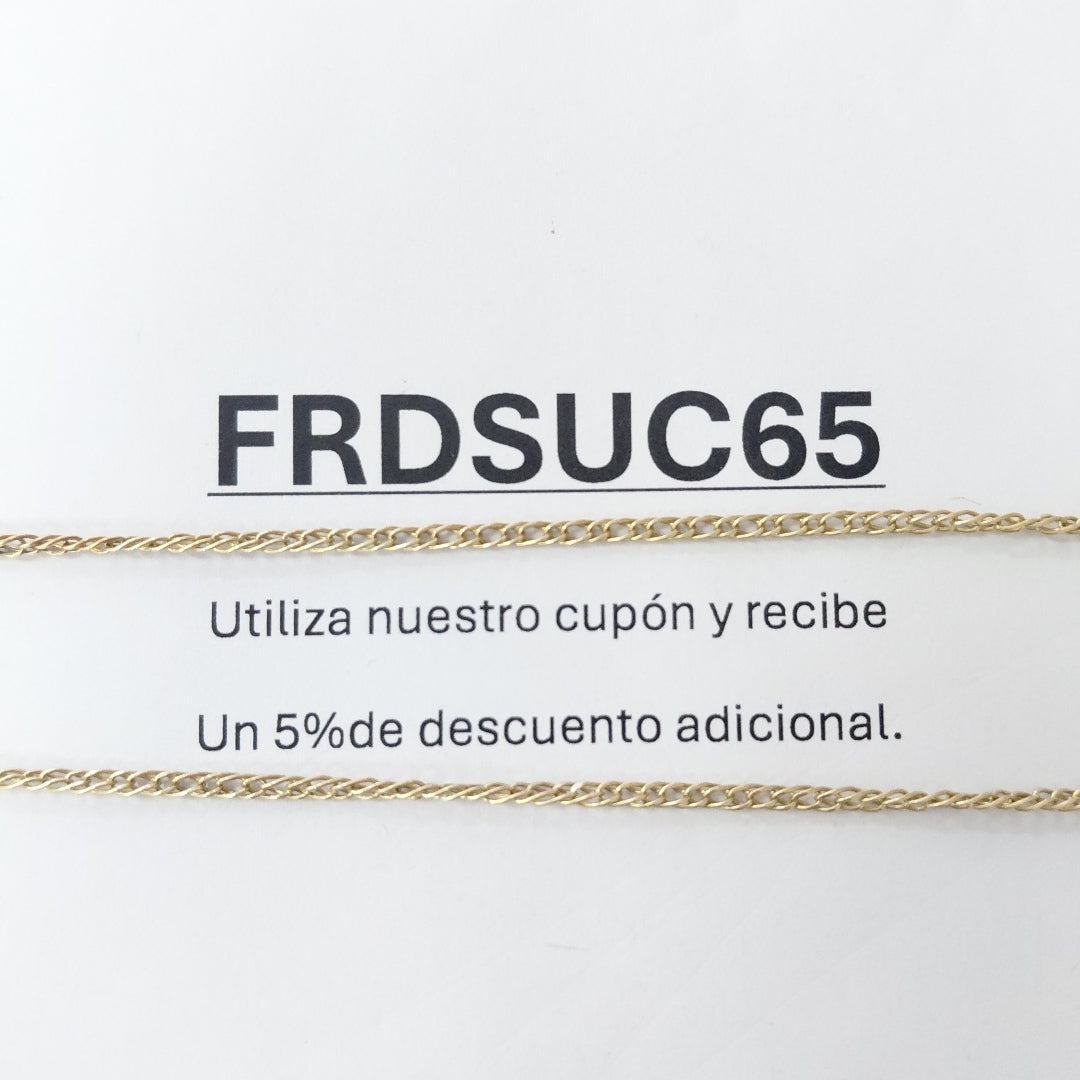 CADENA ORO 14 K 5,10 GRMS (SEMINUEVO)