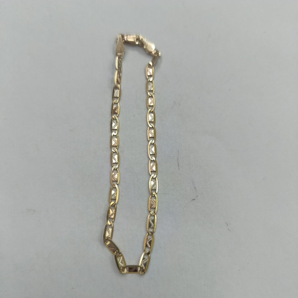 PULSERA ORO COMBINADO 10 K 2.2 GRMS (SEMINUEVO)
