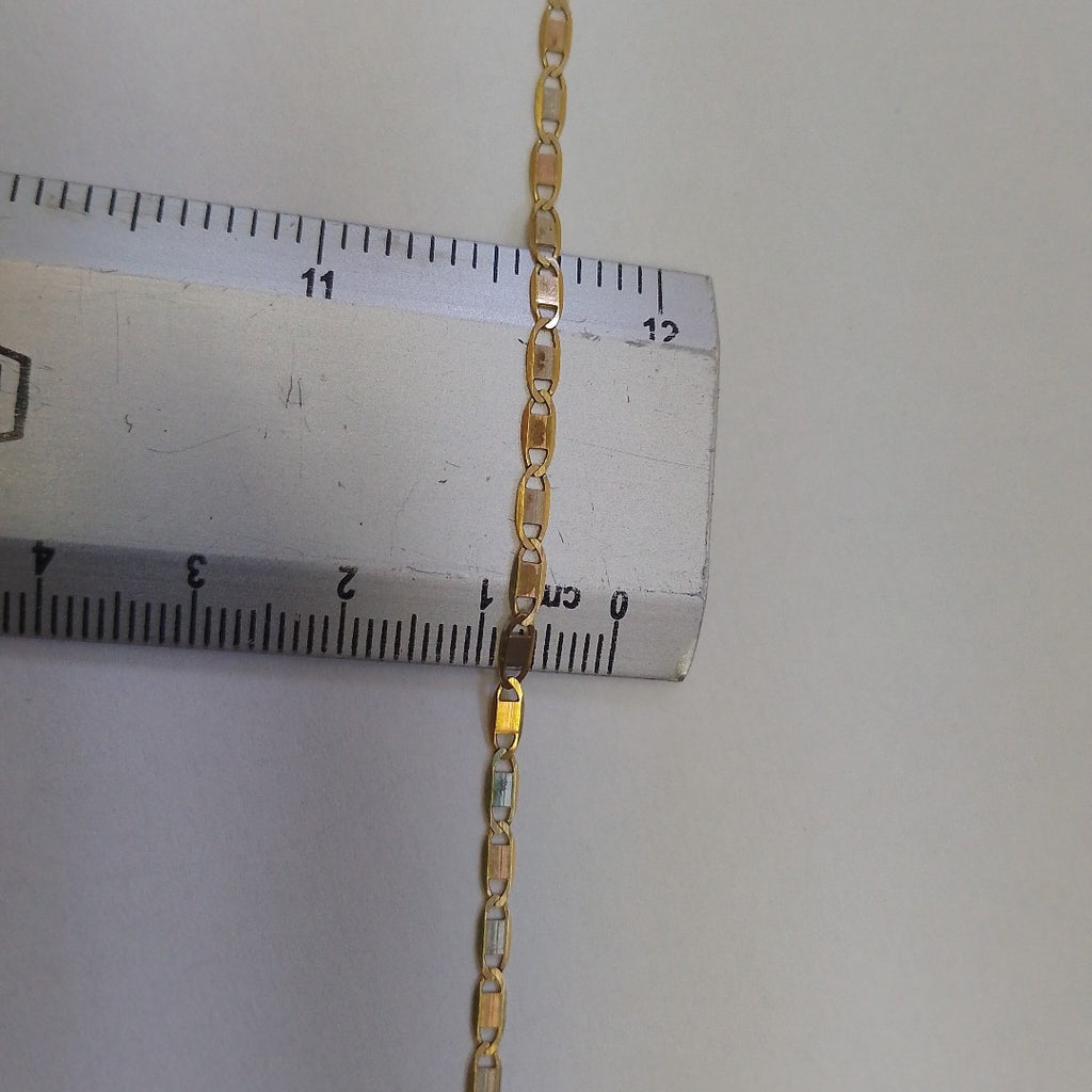 PULSERA ORO COMBINADO 10 K 1,60 GRMS (SEMINUEVO)
