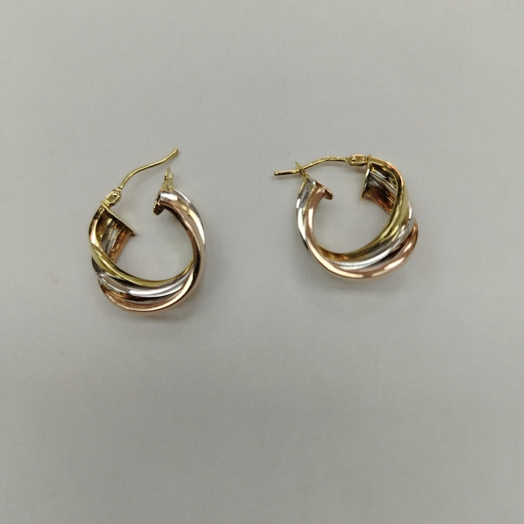 ARRACADAS PAR ORO 14 K 2.6 GRMS (SEMINUEVO)