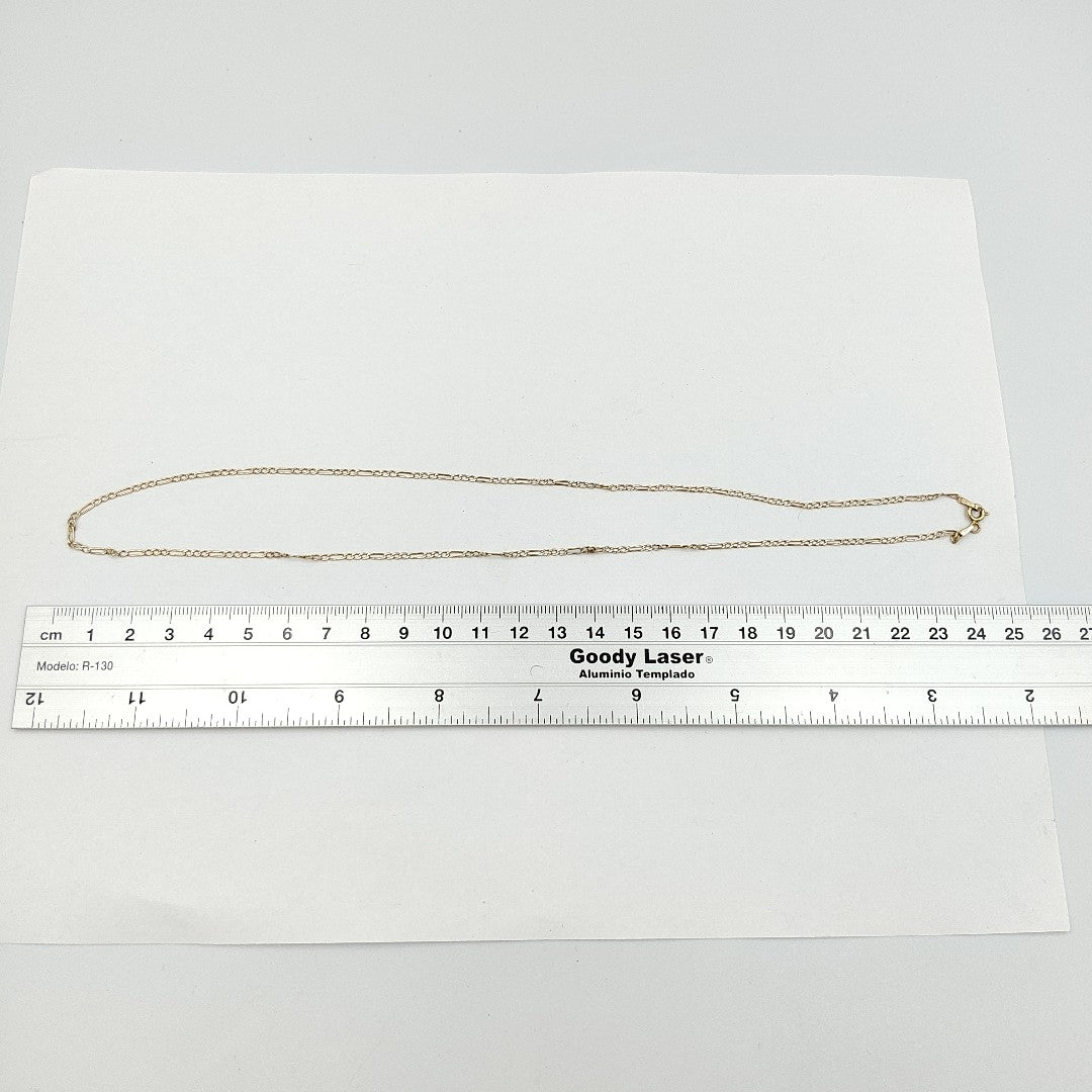 CADENA ORO,RODIADO 10 K 1,60 GRMS (SEMINUEVO)